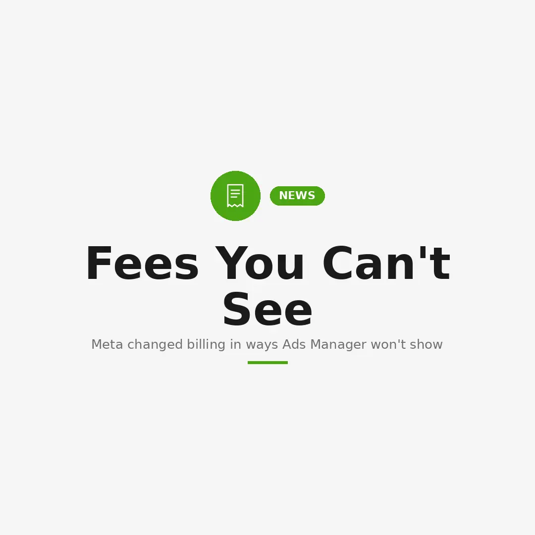 Meta Is Charging You Fees That Never Show Up on Your Bill
